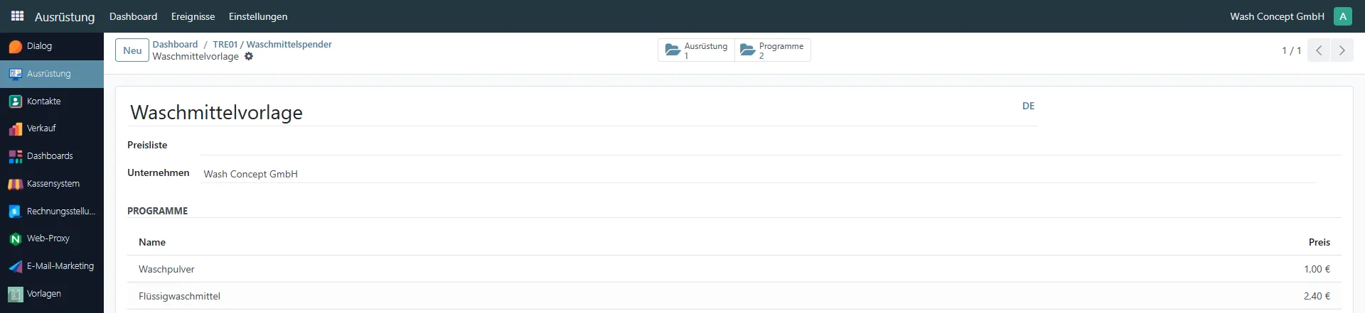Program Template Overview