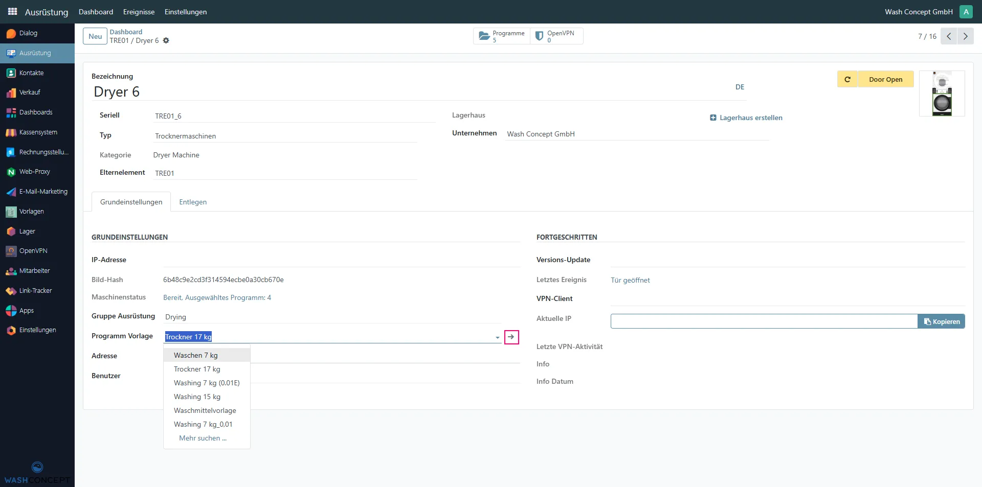 Program Template Management