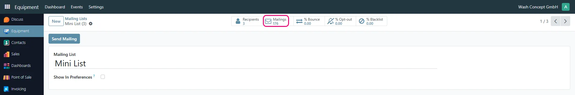 Mailing Lists - Mailings