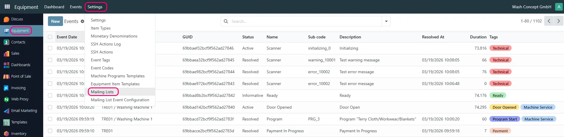 Open Mailing Lists
