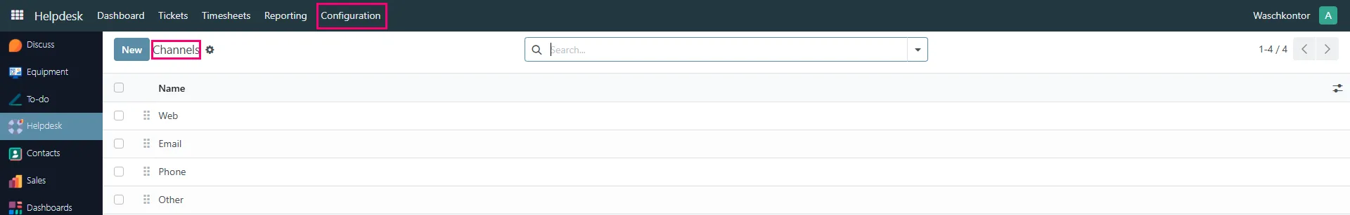 Help Desk Channels
