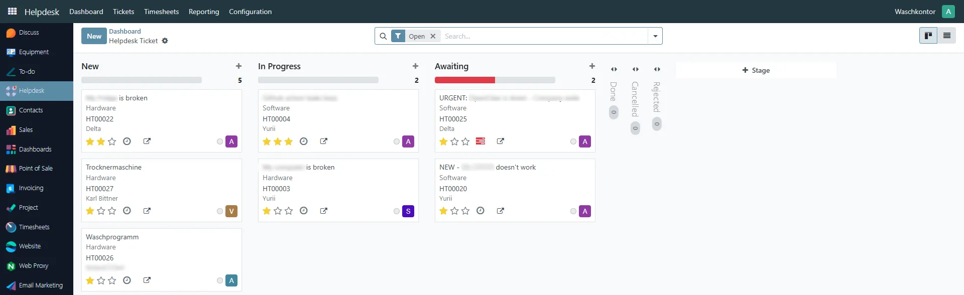 Help Desk Kanban
