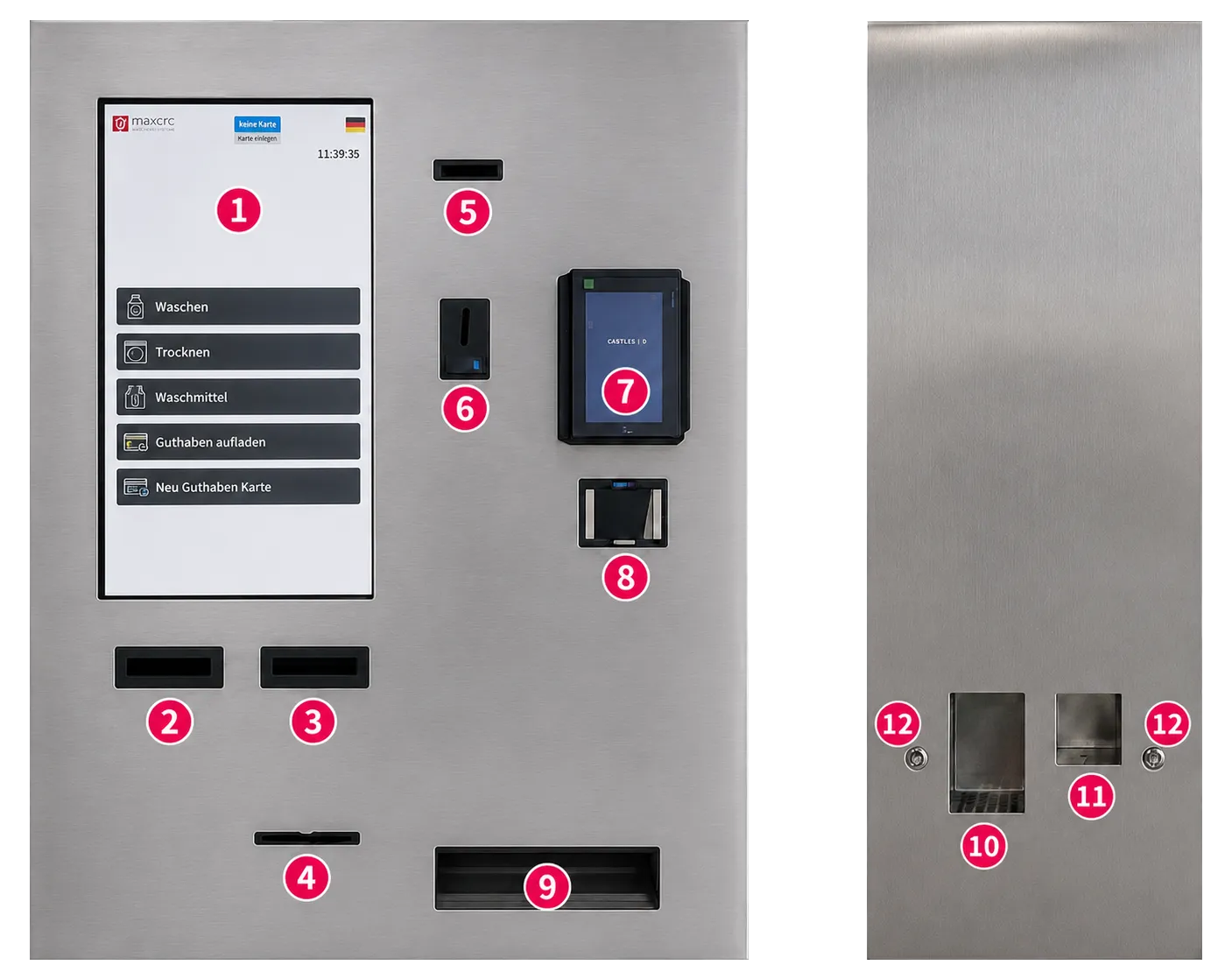 MX2150 Vending Unit Components