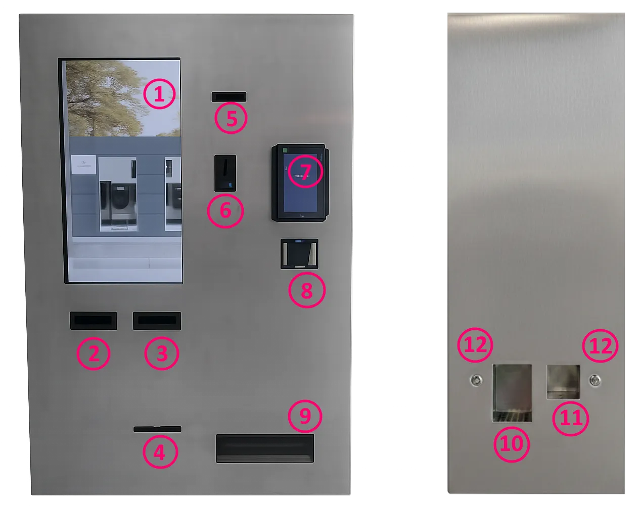 MX2150 Vending Unit Components