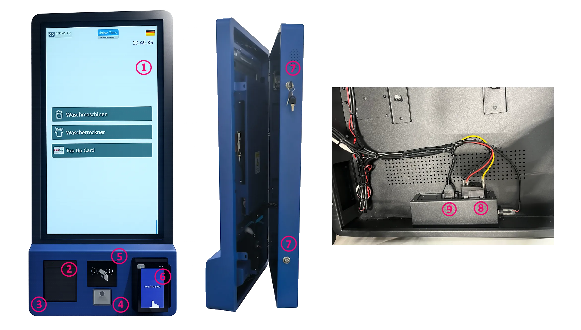 NT3200-32-MX Vending Unit Components