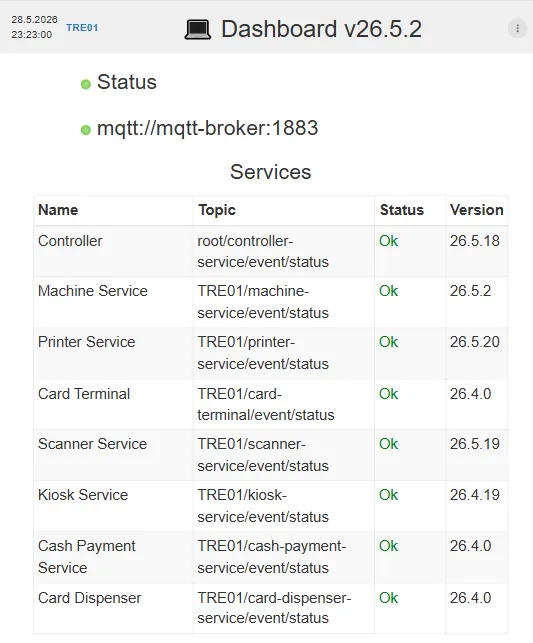 Service Screen