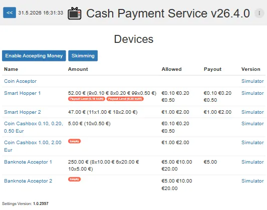 Cash Payment Service