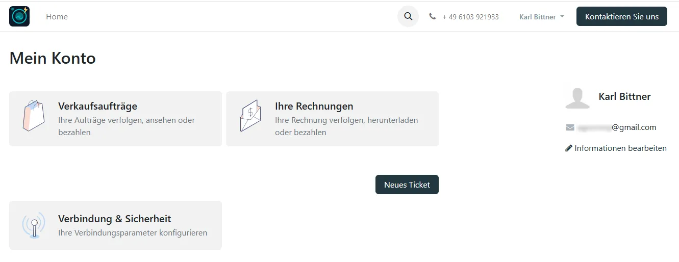 Support Portal Dashboard