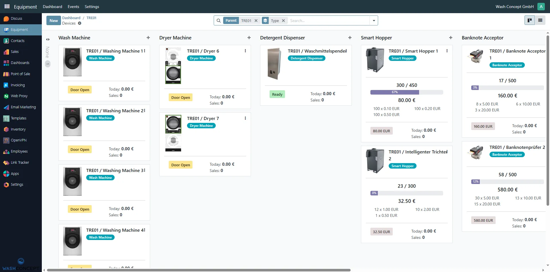 Vending Machine Devices Page